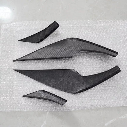 Carbon Fiber Front Bumper Canard Fins Kit for BMW G80 M3 G82 G83 M4 (2021-2024)