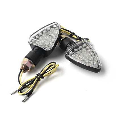 2 x Universal Motorcycle 12V 18 LED Turn Signal Lights for Various Models