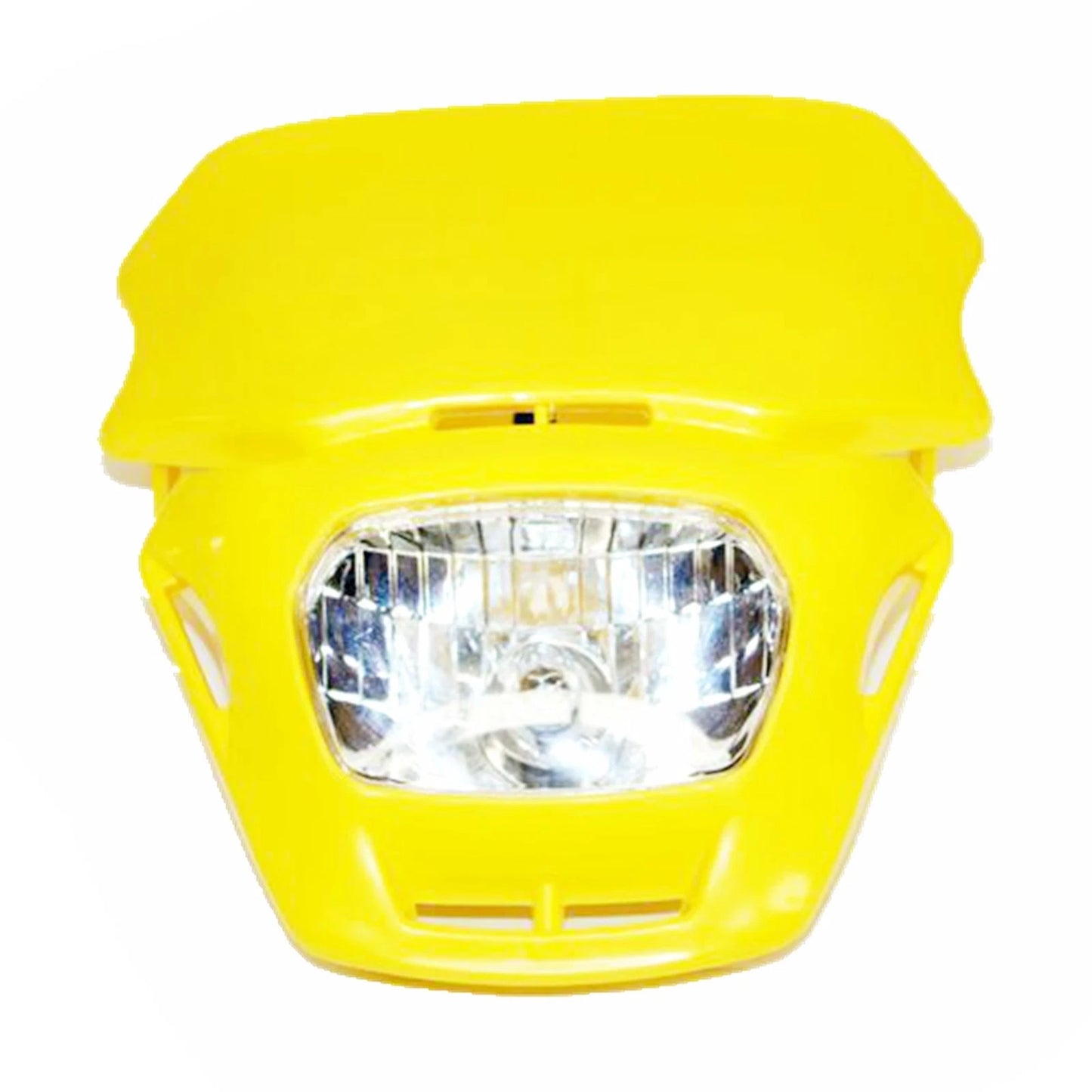 Yellow Headlight Lamp & Strip for PIT Trail Dirt Motorcycle Bike