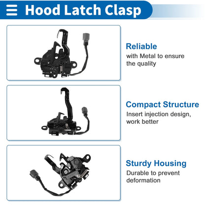Bonnet Latch Assembly for Toyota PRADO (2009-2017) - 1 x Quality Replacement