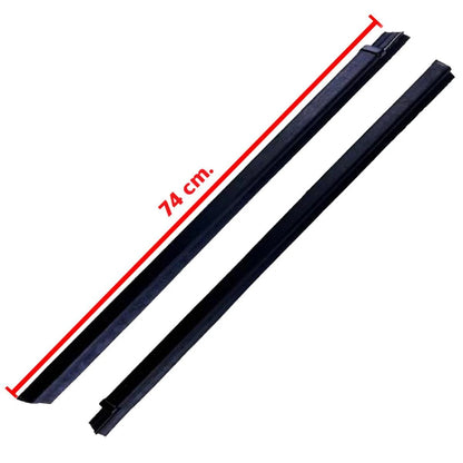 Outer Weatherstrip Door Belt Pair Fits Nissan Navara D40 2D Pickup 2005-14 D03