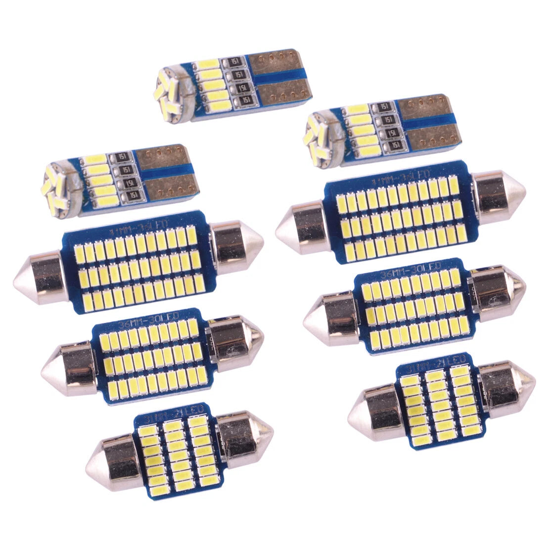 White LED Interior Light Bulbs for Lexus RX300 (1998-2003)