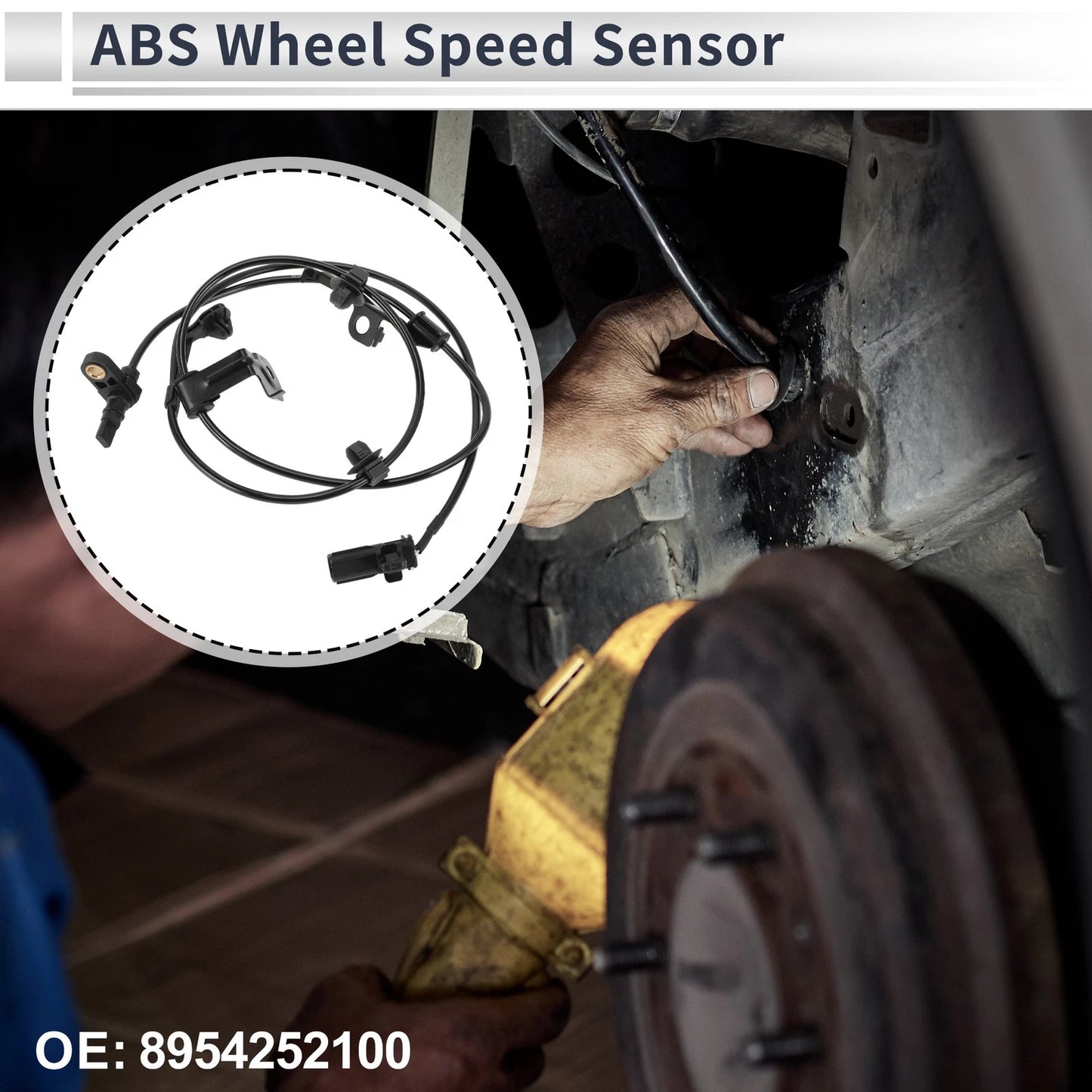 Front Right ABS Wheel Speed Sensor for Toyota Prius C (2012–2019)