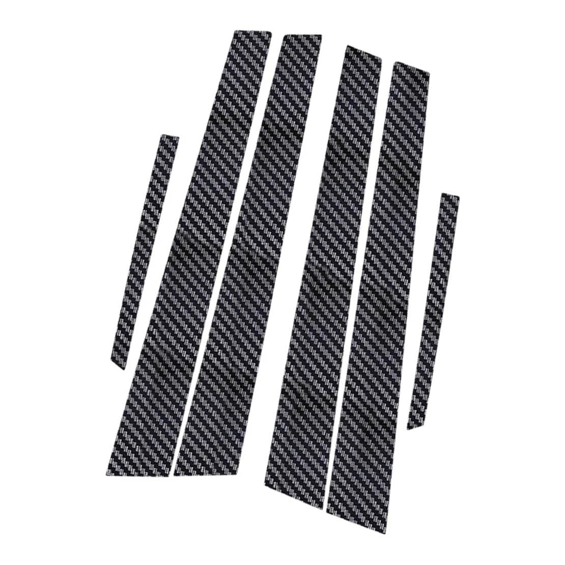 6pcs Carbon Fiber B-Pillar Post for Mazda 6 Sedan (2003-2007)