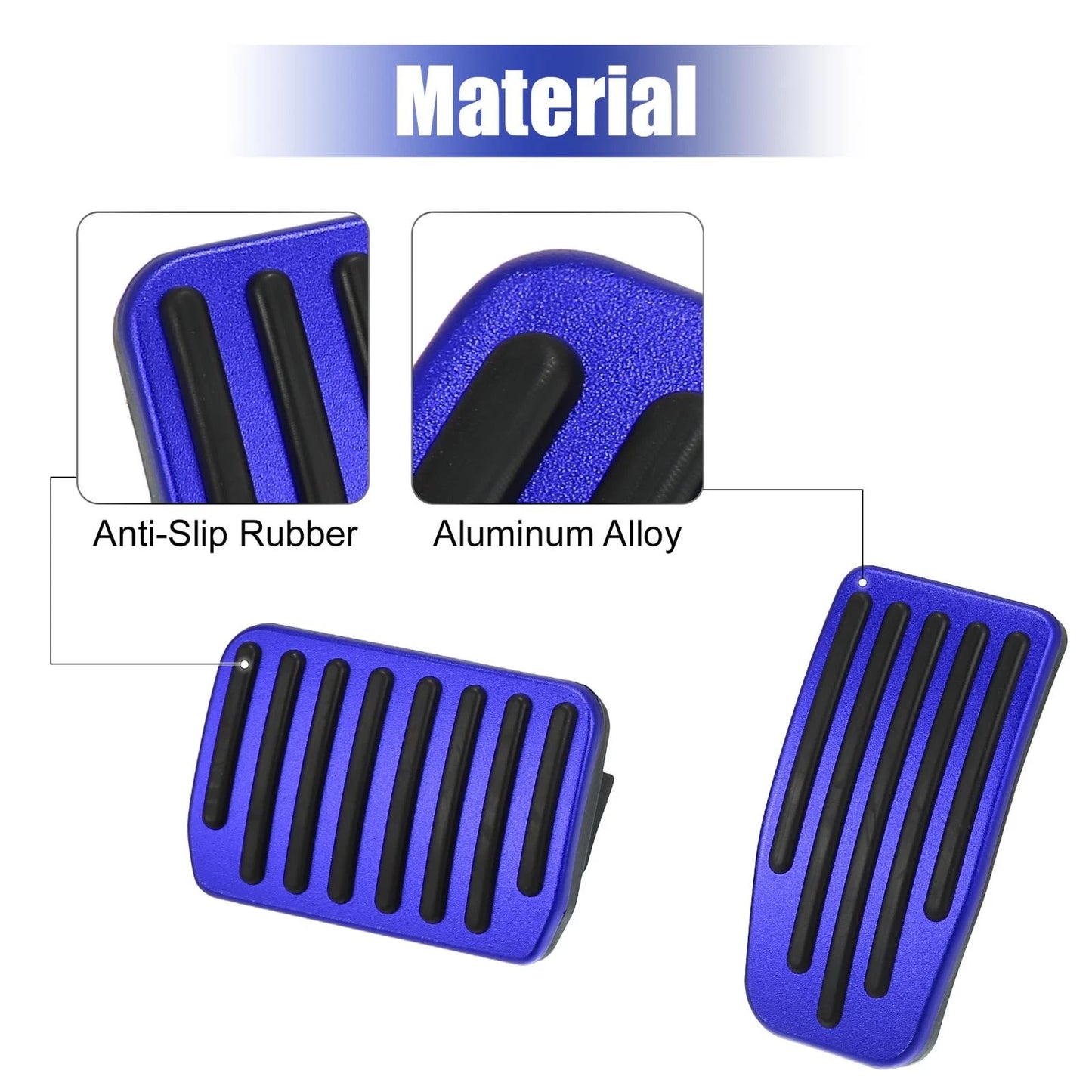 Brake & Gas Pedal Covers  for Tesla Model 3 Model Y (2017-2021) Blue
