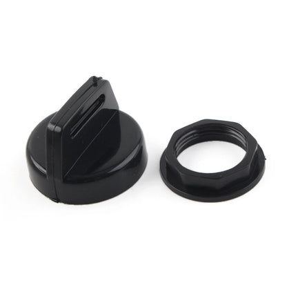 Black ABS Ignition Key Cover w/Nut for Polaris RZR XP 800-1000 Ranger Sportsman