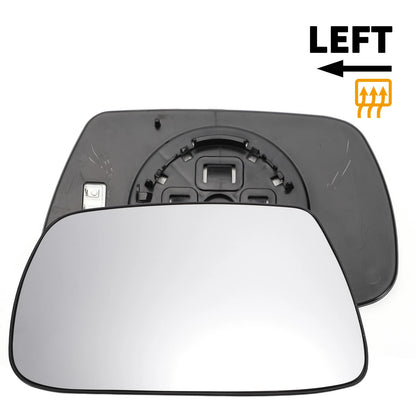 Left Side White Heated Mirror Glass for Jeep Grand Cherokee (2005-2009)