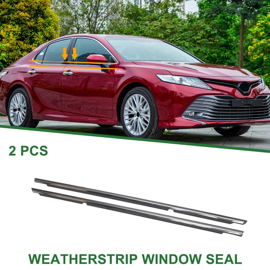 2 x Rear Left & Right Weatherstrip Window Seal for Toyota Camry (2002–2006)