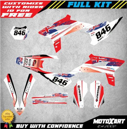 Aussie Pride Custom Graphics Kit for BETA Enduro (2020)