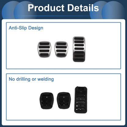 Stainless Steel Foot Accelerator Pedal Covers for Volvo V60 (2011-2018)