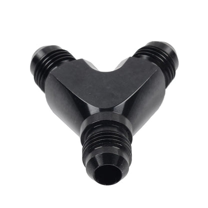 8AN Black Y Fuel Block Flare Union Fitting for Make & Model