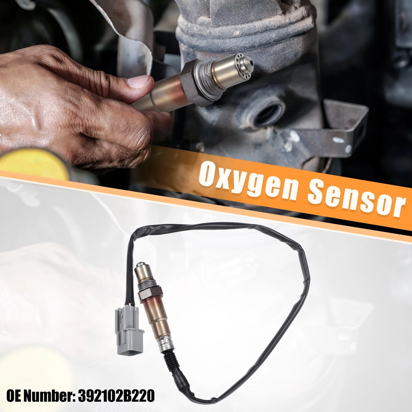 Rear Downstream Oxygen Sensor for Hyundai Veloster 1.6L L4 Gas (2012-2017)