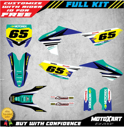 Custom Graphics Sticker Kit for Yamaha YZ 65 (2015-2023)