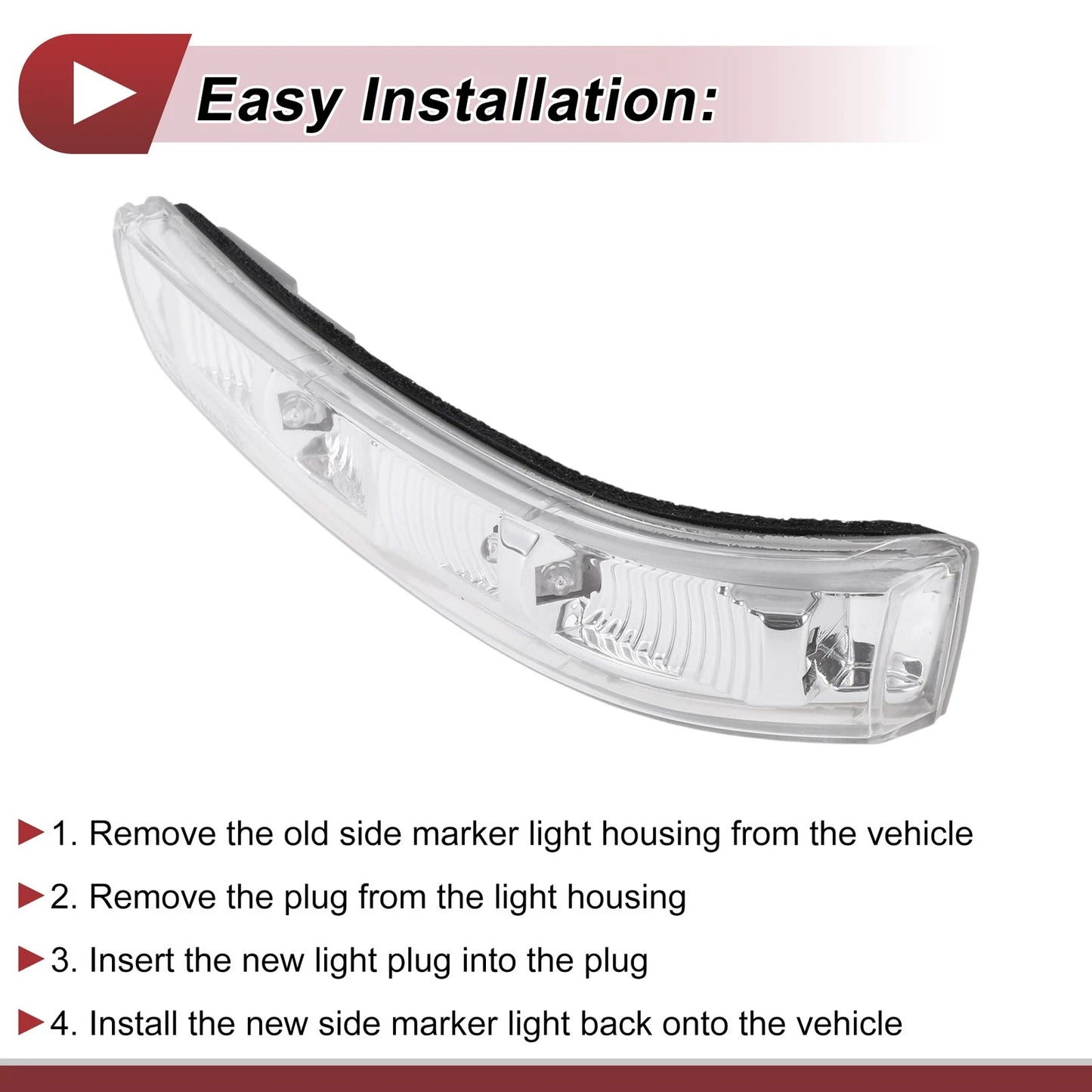 Front Left LED Turn Signal Light for Kia Borrego (2008-2015)