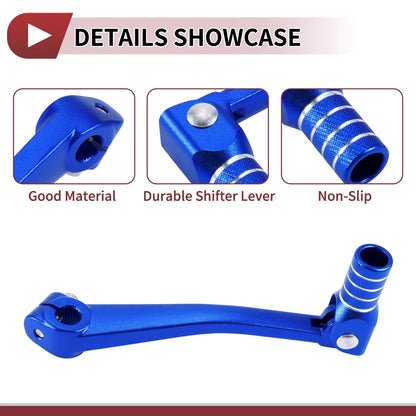 Folding Gear Shifter Lever / 1x / for Bosuer 125 Blue Head