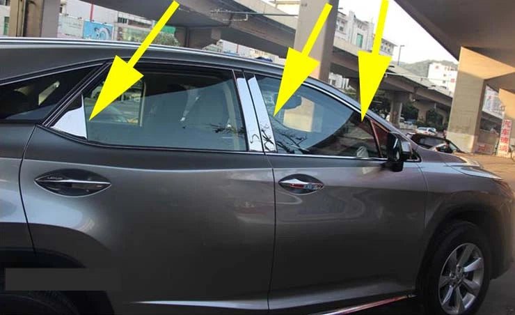 Pillar Post Trim Window Cover for Lexus RX350 RX450h 200t (2016-2019)