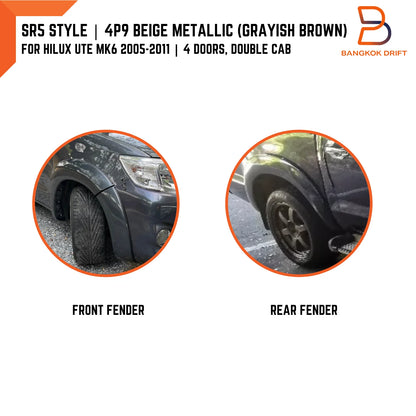 Dark Grey Fender Flare Arch for Toyota Hilux Ute Vigo Champ (2011-2014)
