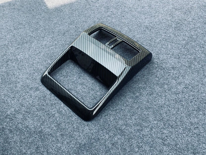 Rear Air Outlet Vent Cover Trim for Nissan Rogue Carbon Fiber Panel (2021-2023)