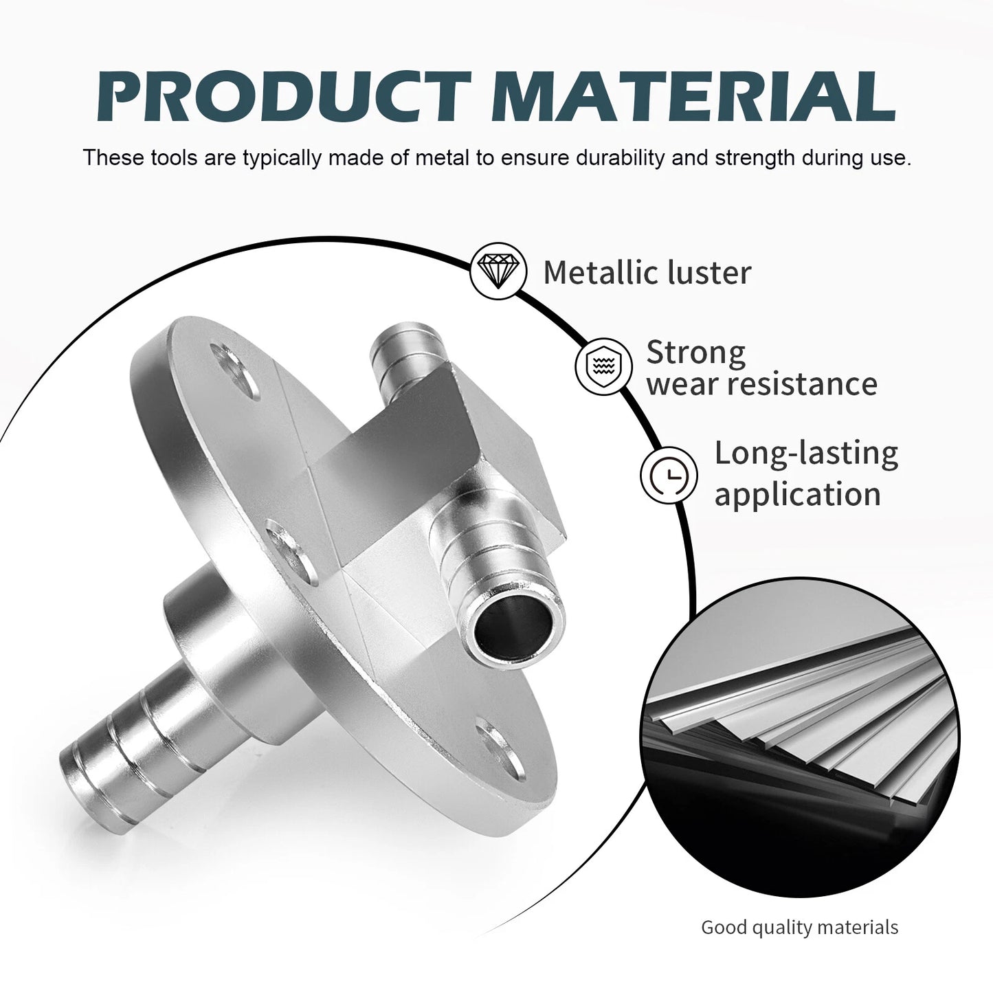 Billet Fuel Pickup Gas Pump Pipe Joint for Yamaha Rhino 660 (2004–2007)