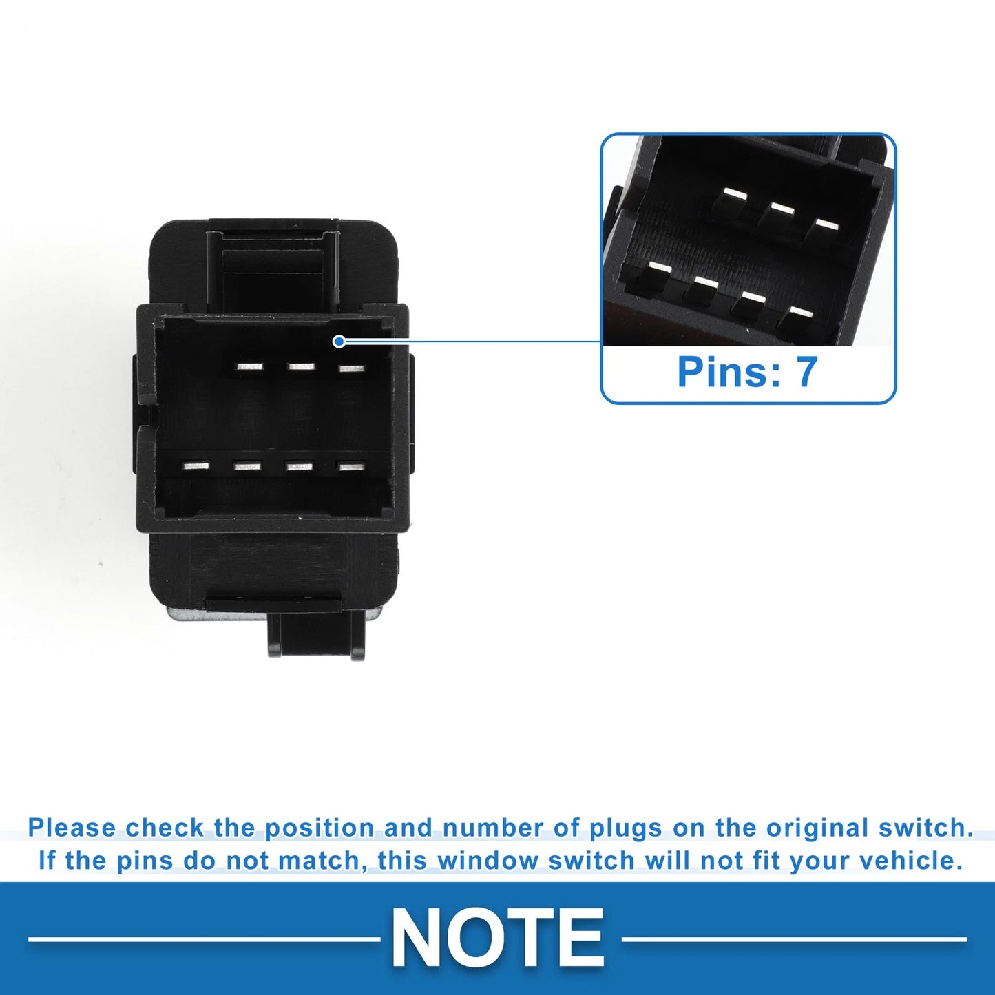 Rear Power Window Switch for Chevrolet Impala Limited (2014-2016)