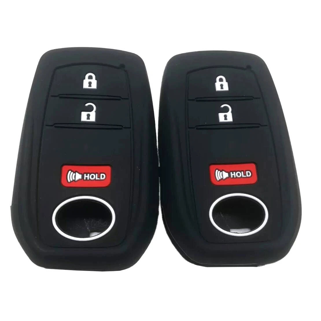 Silicone Key Cover Case for Toyota Tundra Tacoma Sequoia Prius (2000-2023)