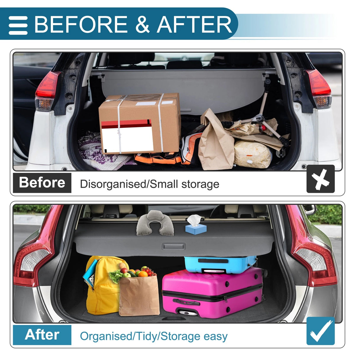 Retractable Cargo Cover for Ford Bronco Sport (2021-2025) Rear Trunk Shelf