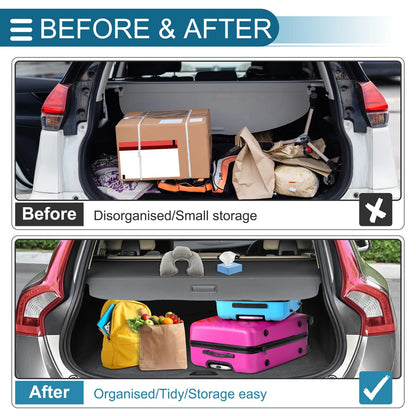 Retractable Cargo Cover for Ford Bronco Sport (2021-2025) Rear Trunk Shelf