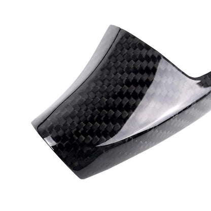 Carbon Fiber Pattern Gear Shift Knob Cover Trim Fit for BMW F30 F20 F10 X3 X5 X6