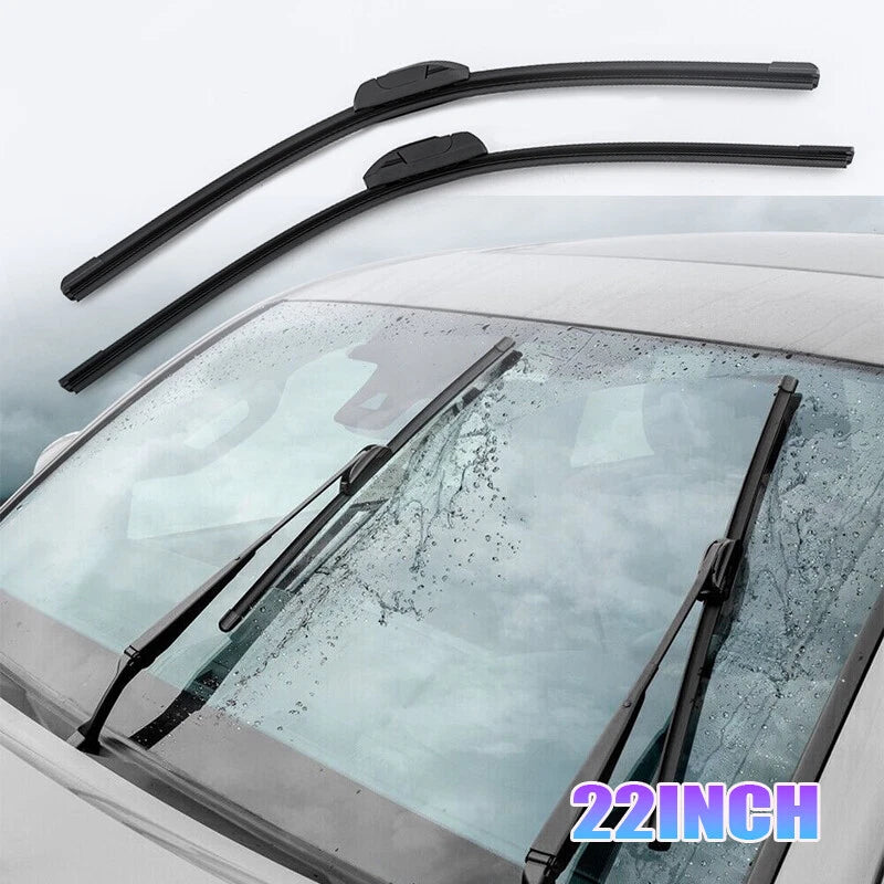 Windshield Wiper Blades for 2009-2020 Ford F150 F-150 2 x J-HOOK Hybrid Silicone