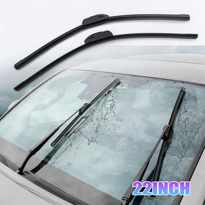 Windshield Wiper Blades for 2009-2020 Ford F150 F-150 2 x J-HOOK Hybrid Silicone