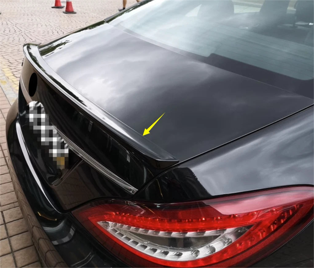 Rear Trunk Spoiler Wing for Mercedes-Benz CLS Class W218 (2012-2017) Glossy Black