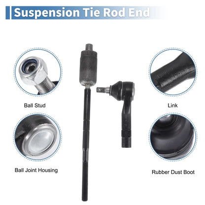 4pcs Tie Rod Ends for Ford Explorer (2002-2003)