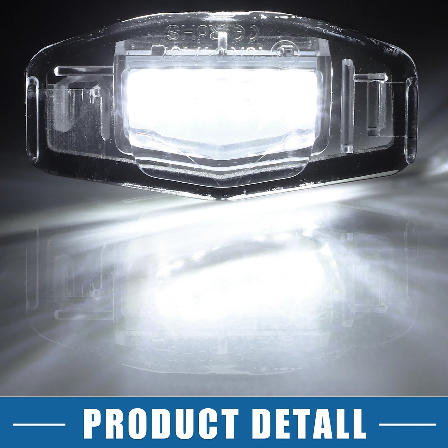 White LED License Plate Light Assembly  for Acura (2016-2023)