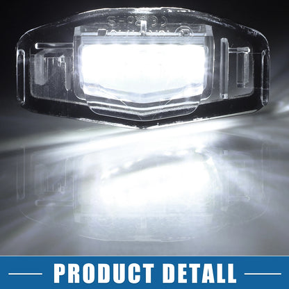White LED License Plate Light Assembly  for Acura (2016-2023)