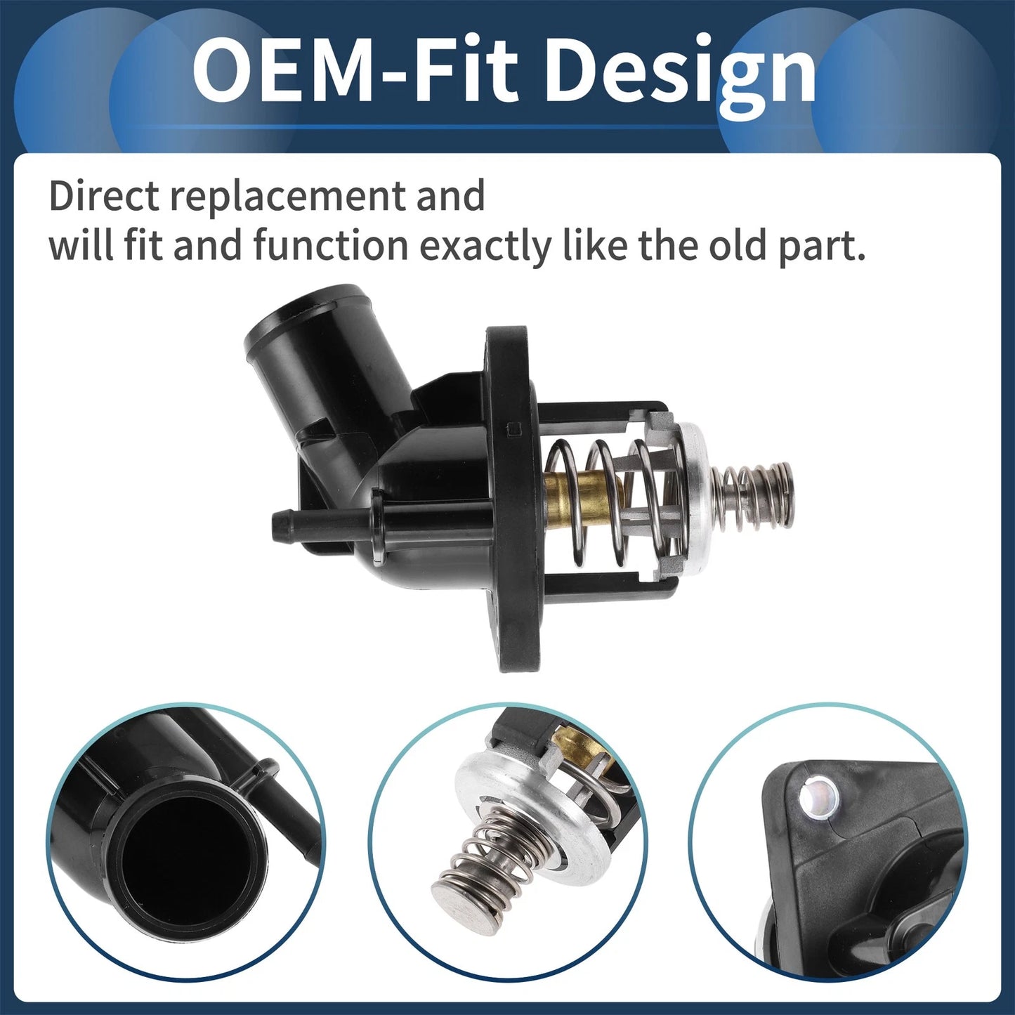 Engine Coolant Thermostat Housing Assembly for Chevrolet Corvette (2015-2019)