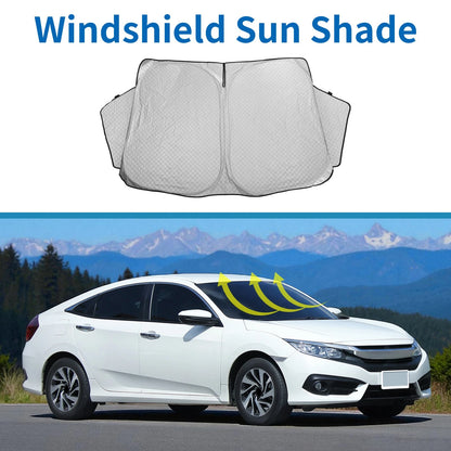 Aluminum Film Foldable Window Cover for Toyota Alphard/Vellfire (2015-2020)