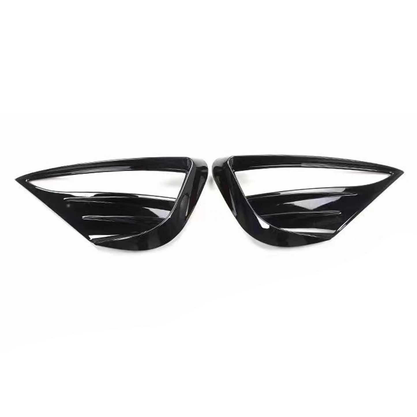 Fog Light Cover for Tesla Model Y (2020-2024) Glossy Black