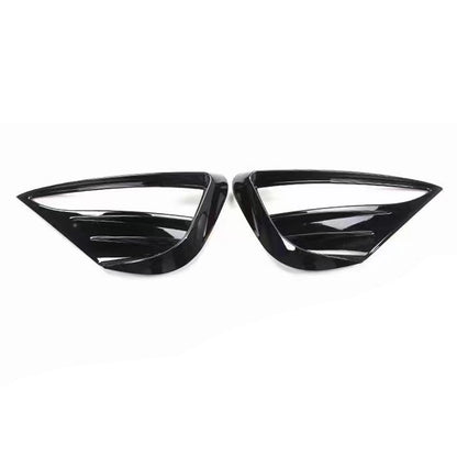 Fog Light Cover for Tesla Model Y (2020-2024) Glossy Black