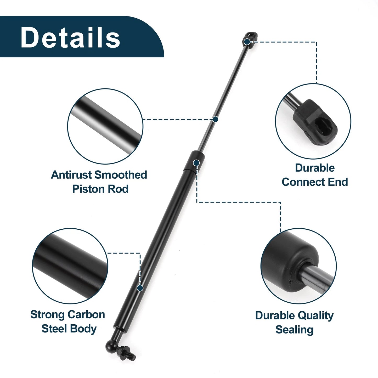 Hood Lift Supports Struts Gas Spring for Toyota RAV4 (2013-2018)