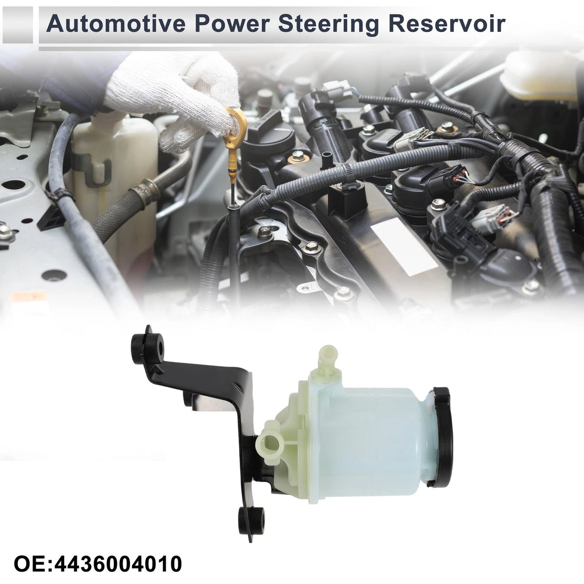 Power Steering Reservoir 1 Pc Beige for Toyota Tacoma (2005–2019)