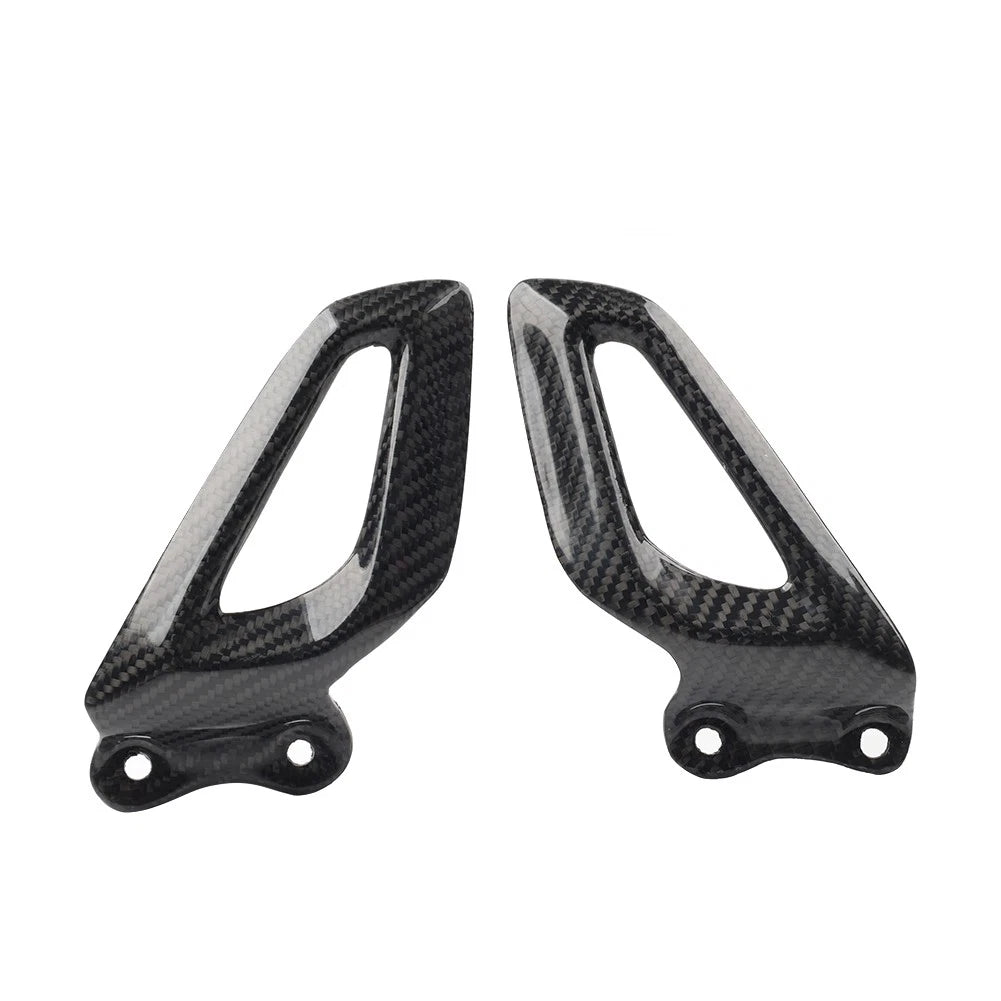 Carbon Fiber Rearset Footrest Plate Heel Guard for BMW S1000RR, M1000RR (19-24)