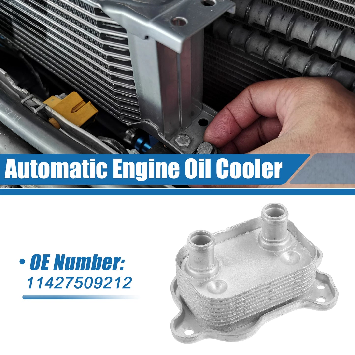 Engine Oil Cooler for Mini Cooper 2002-2008 Aluminum