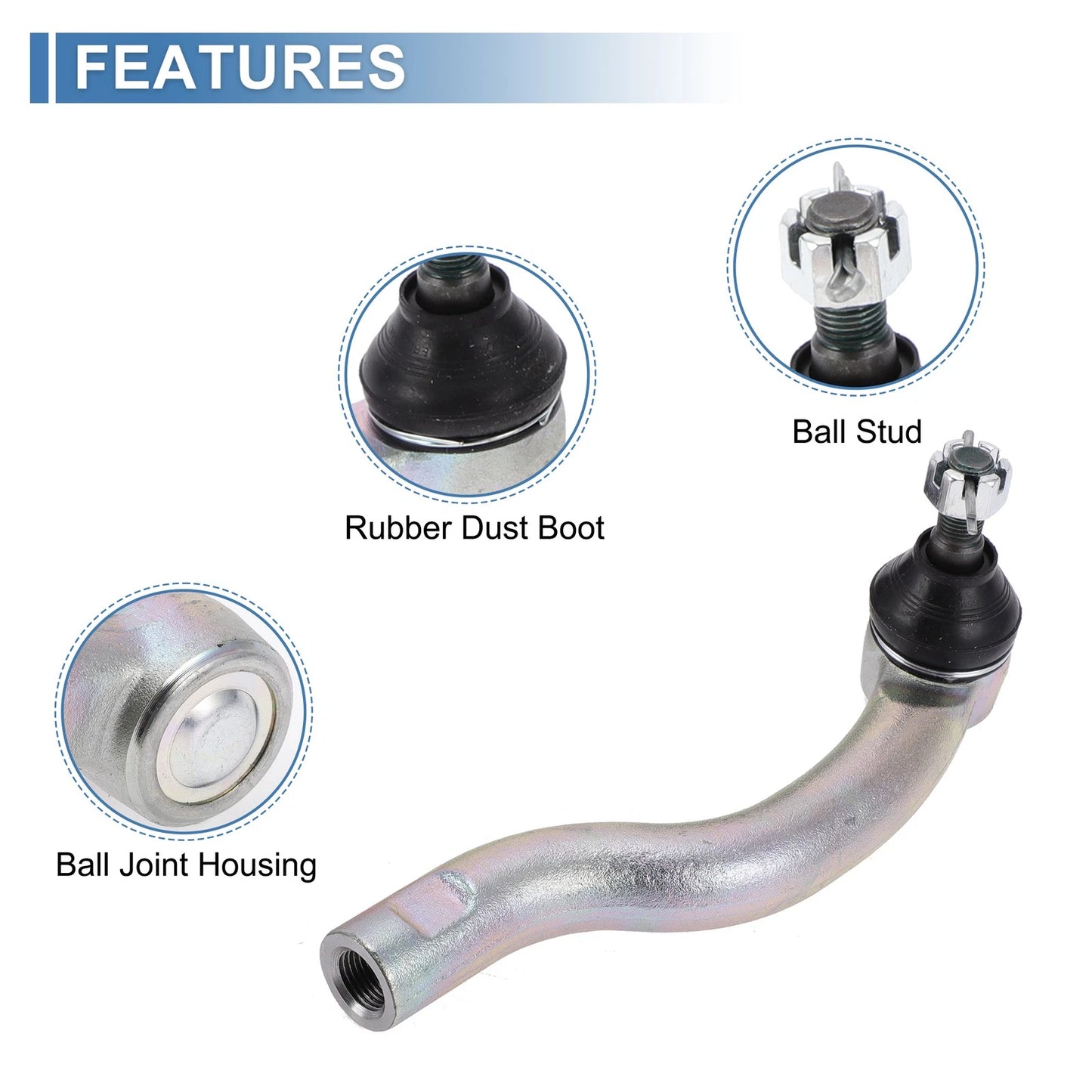 Front Outer Tie Rod Ends for Toyota RAV4 (2006-2019)