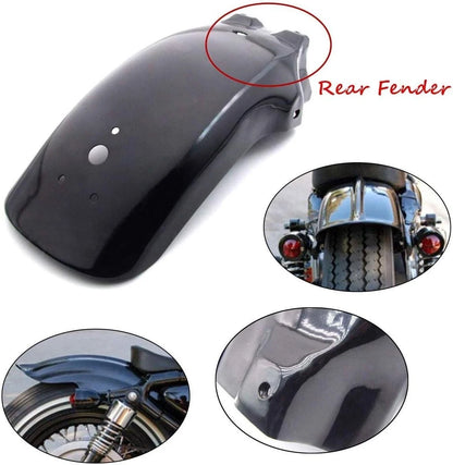 Metal Rear Fender Mudguard for Harley Honda Yamaha Chopper