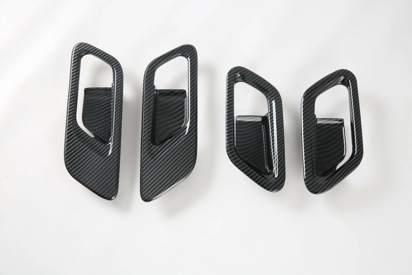 Interior Door Handle Bowl Carbon Fiber Cover Trim for Nissan Rogue (2021-2023)