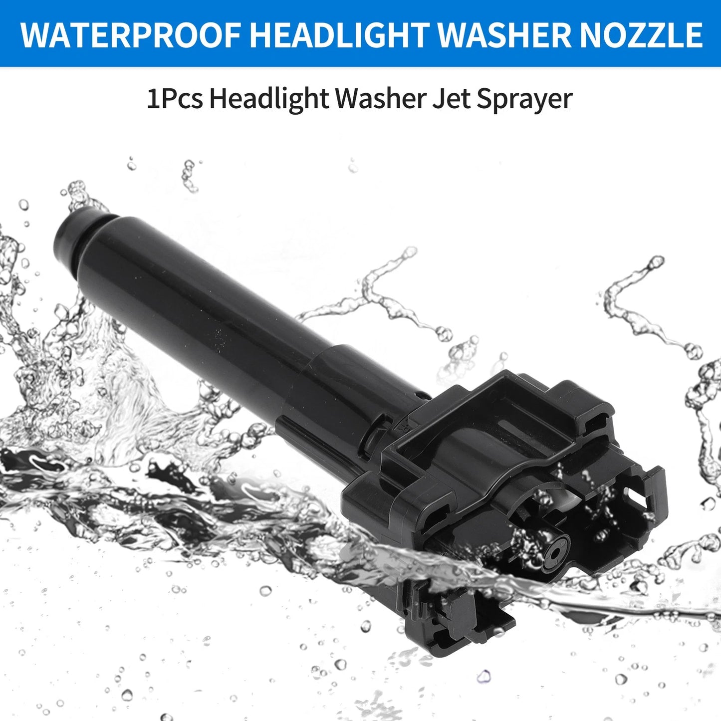Front Passenger Headlight Washer Nozzle for Toyota Land Cruiser (2008-2021)
