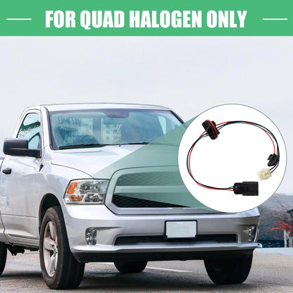 Headlight Lamp Wiring Harness for Dodge Ram 1500 2500 3500 4500