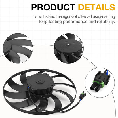 Radiator Cooling Fan Motor for Polaris RZR S/S4 1000 EPS (2016-2021)