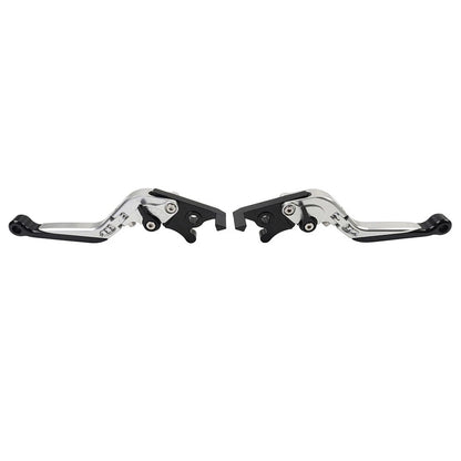 Silver Extendable Brake Clutch Levers for Kawasaki Z1000 ZX6R 2007-2018