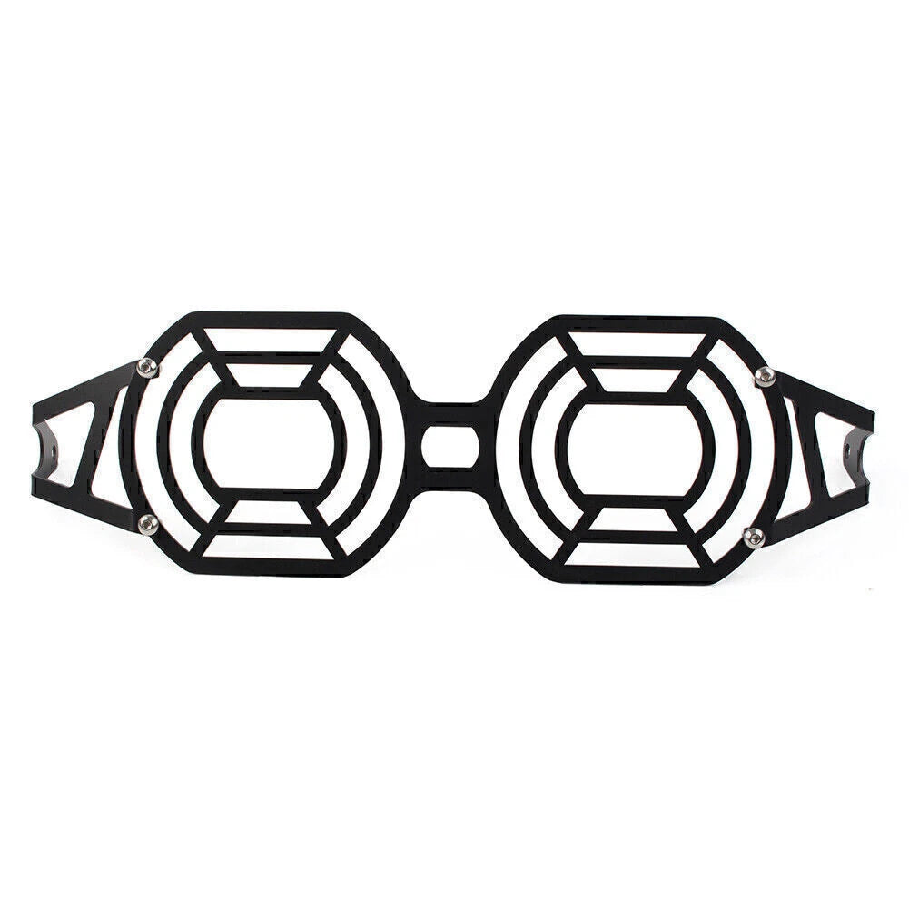 Black Iron Front Headlight Grille Guard for Moto Guzzi V85 TT (2018-2022)